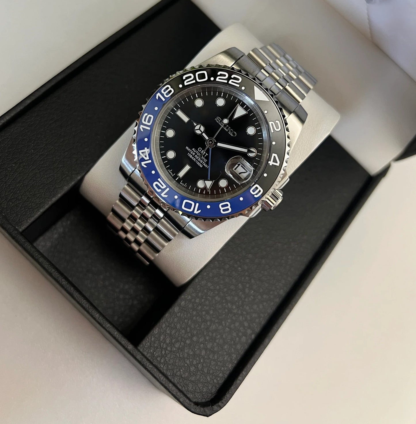 Seiko GMT Batman Mod