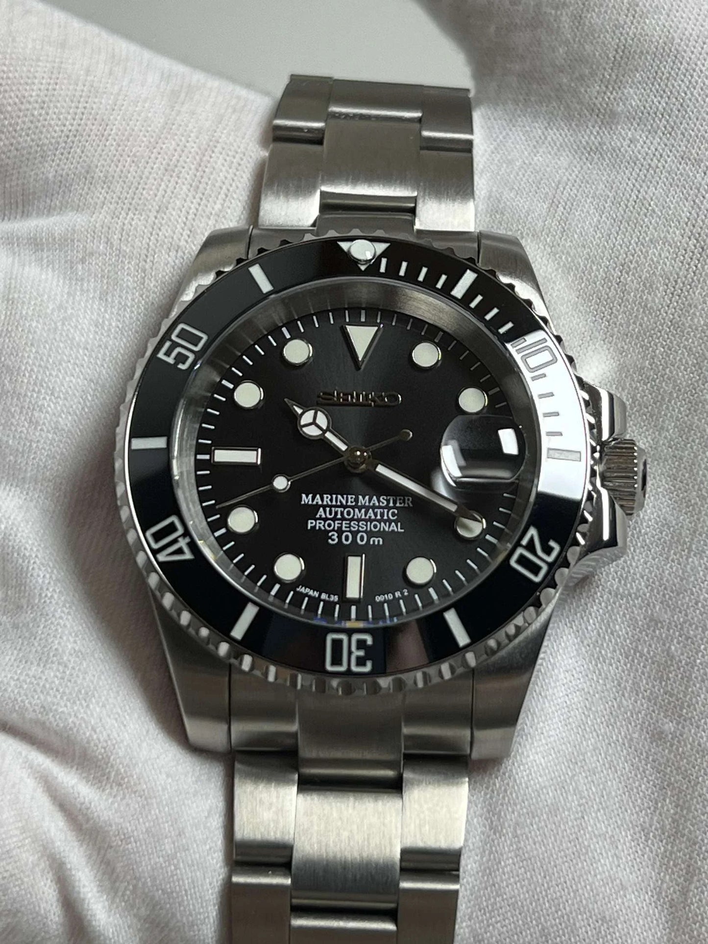 Seiko GMT Black Mod