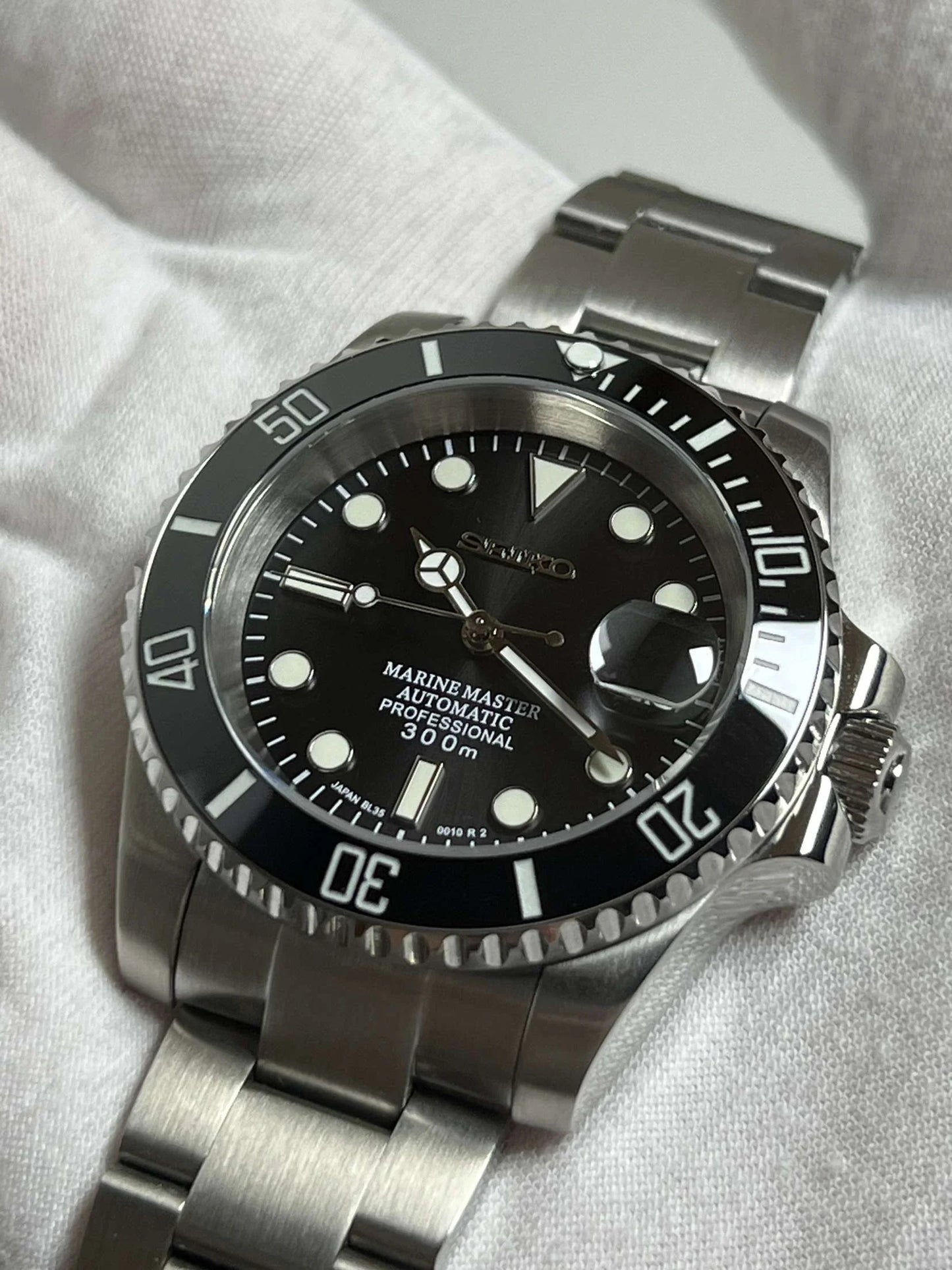 Seiko GMT Black Mod