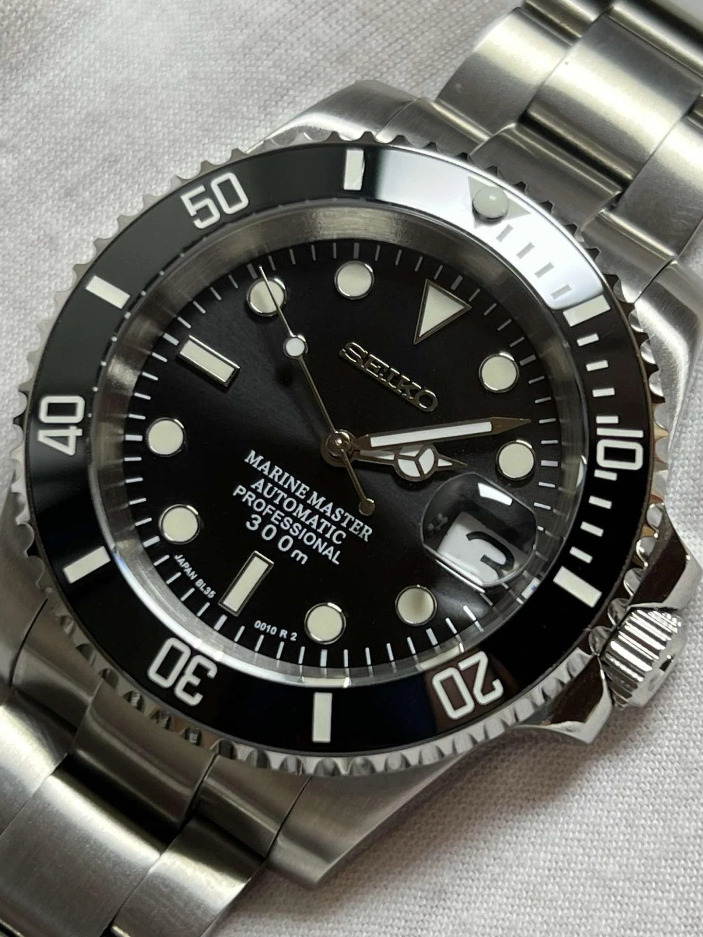 Seiko GMT Black Mod