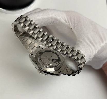 Seiko Roman Blue Datejust Mod