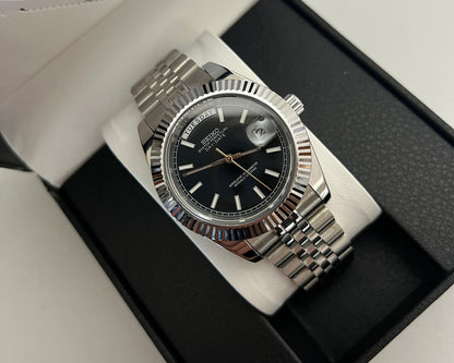 Seiko DayDate Black Mod