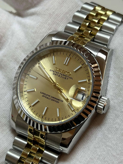 Seiko Datejust Gold Two-Tone Mod