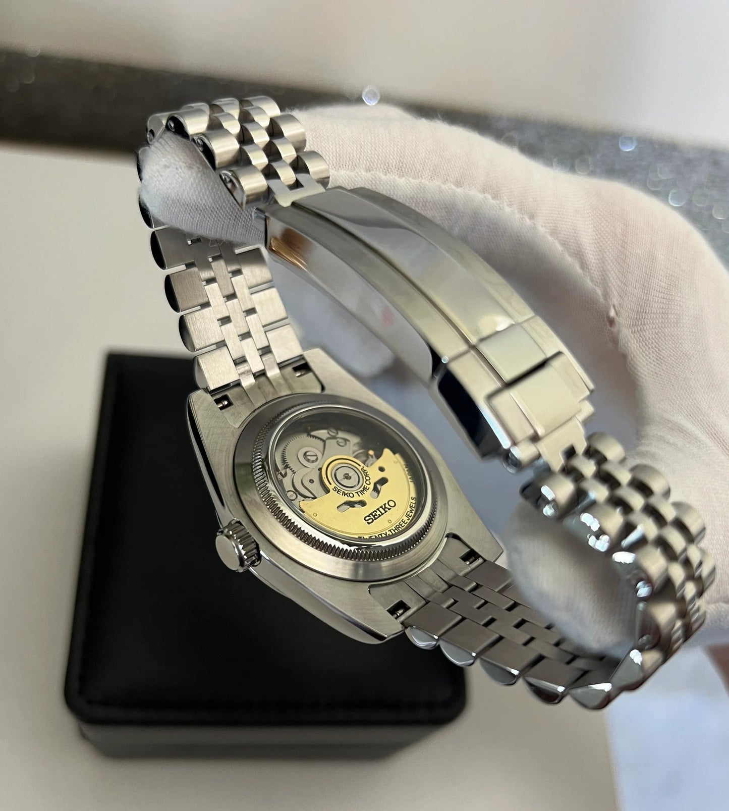 Seiko GMT Batman Mod