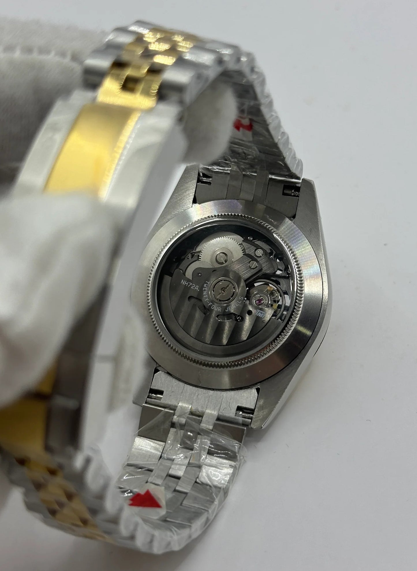 Seiko DateJust Skeleton Gold Mod