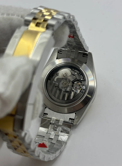 Seiko DateJust Skeleton Gold Mod