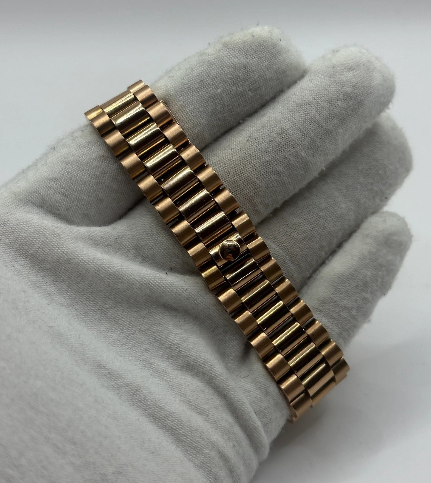 Seiko DateJust Black Arabic Dial Gold Mod